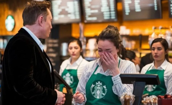 Elon Musk Overhears a Starbucks Cashier Struggling to Buy a Gift for Her Daughter—What He Does Next Will Melt Your Heart!