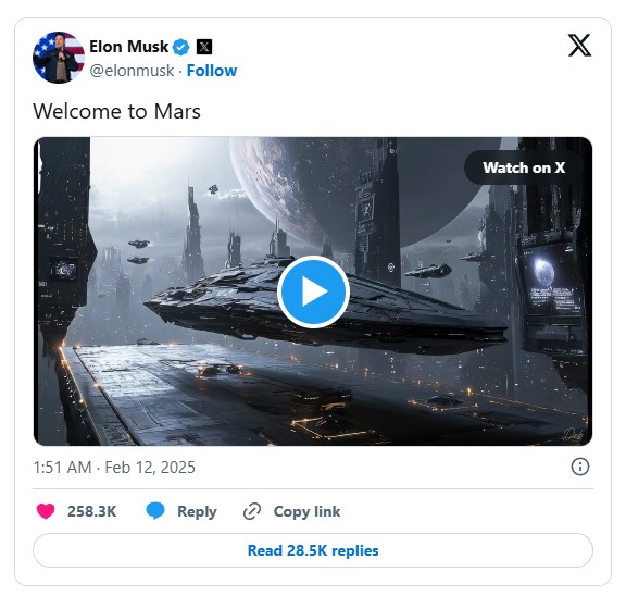 Is This What Elon Musk Meant When He Said Humans Will Inhabit Mars By 2025?